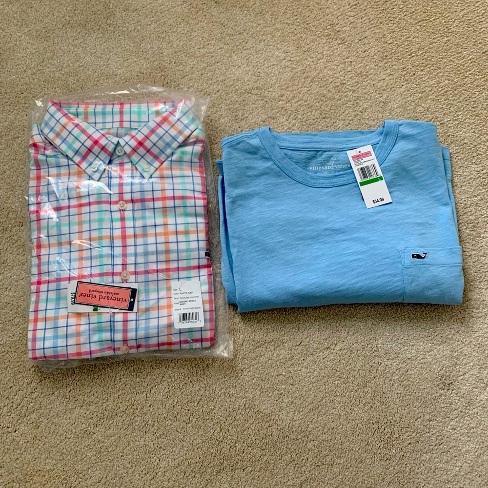 Men’s Vineyard Vines shirts. NWT! 🐳